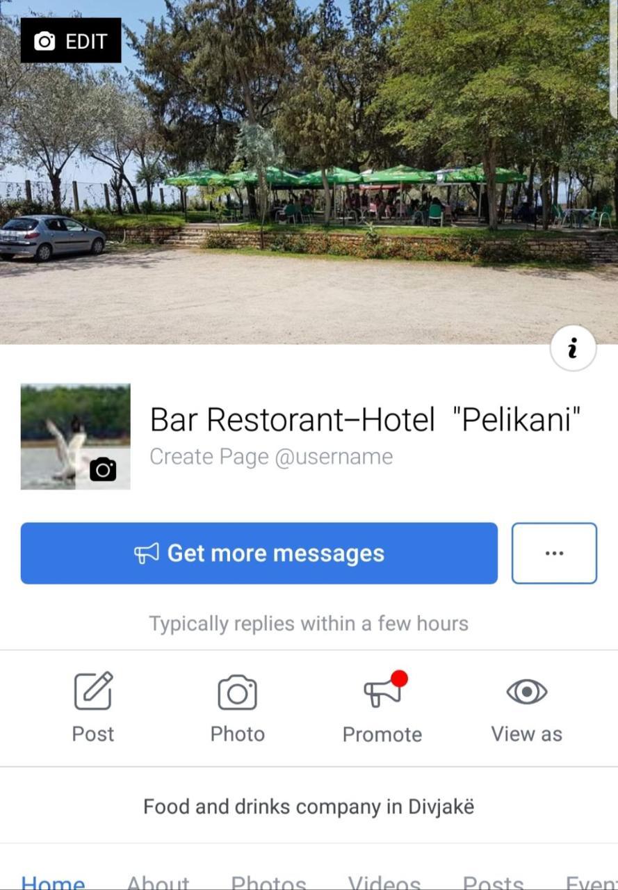 Hotel Pelikan Divjake Exterior foto